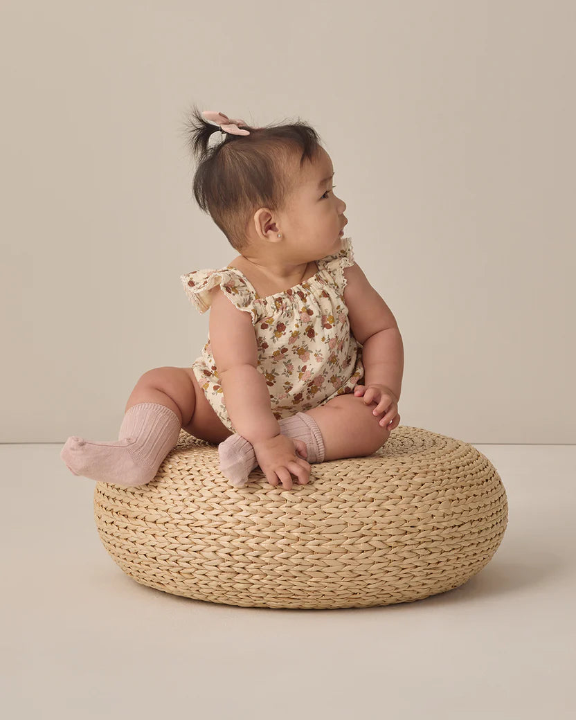 Quincy Mae Bonnie Romper Bloom