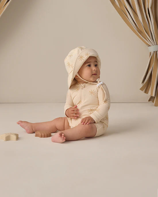 Quincy Mae Long Sleeve Rash Guard Sunburst