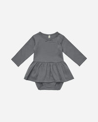 Quincy Mae Pointelle Skirted Body Suit