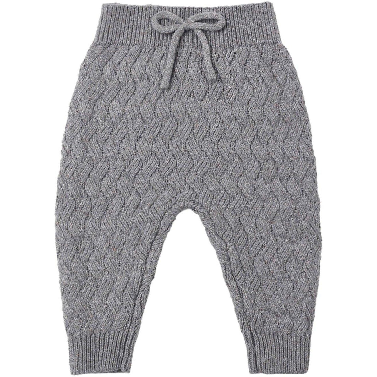 Quincy Mae Knit Pant || Heathered Slate