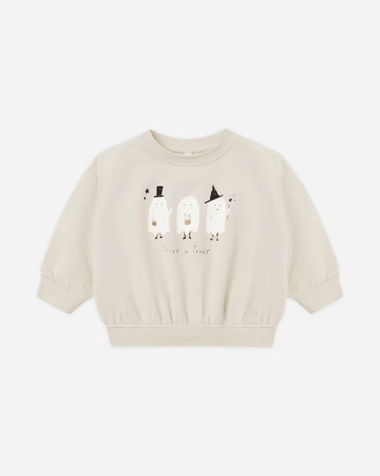 Quincy Mae Relaxed Fleece Sweatshirt Trick Or Treat
