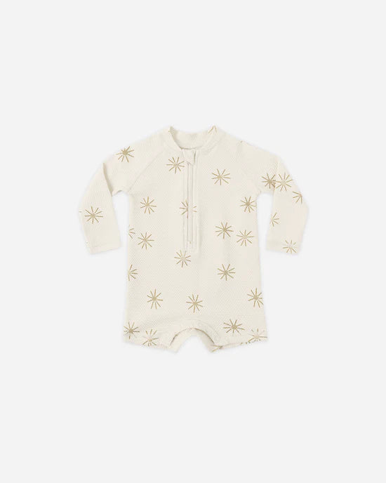 Quincy Mae Long Sleeve Rash Guard Sunburst