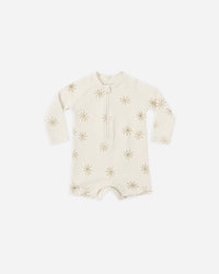 Quincy Mae Long Sleeve Rash Guard Sunburst