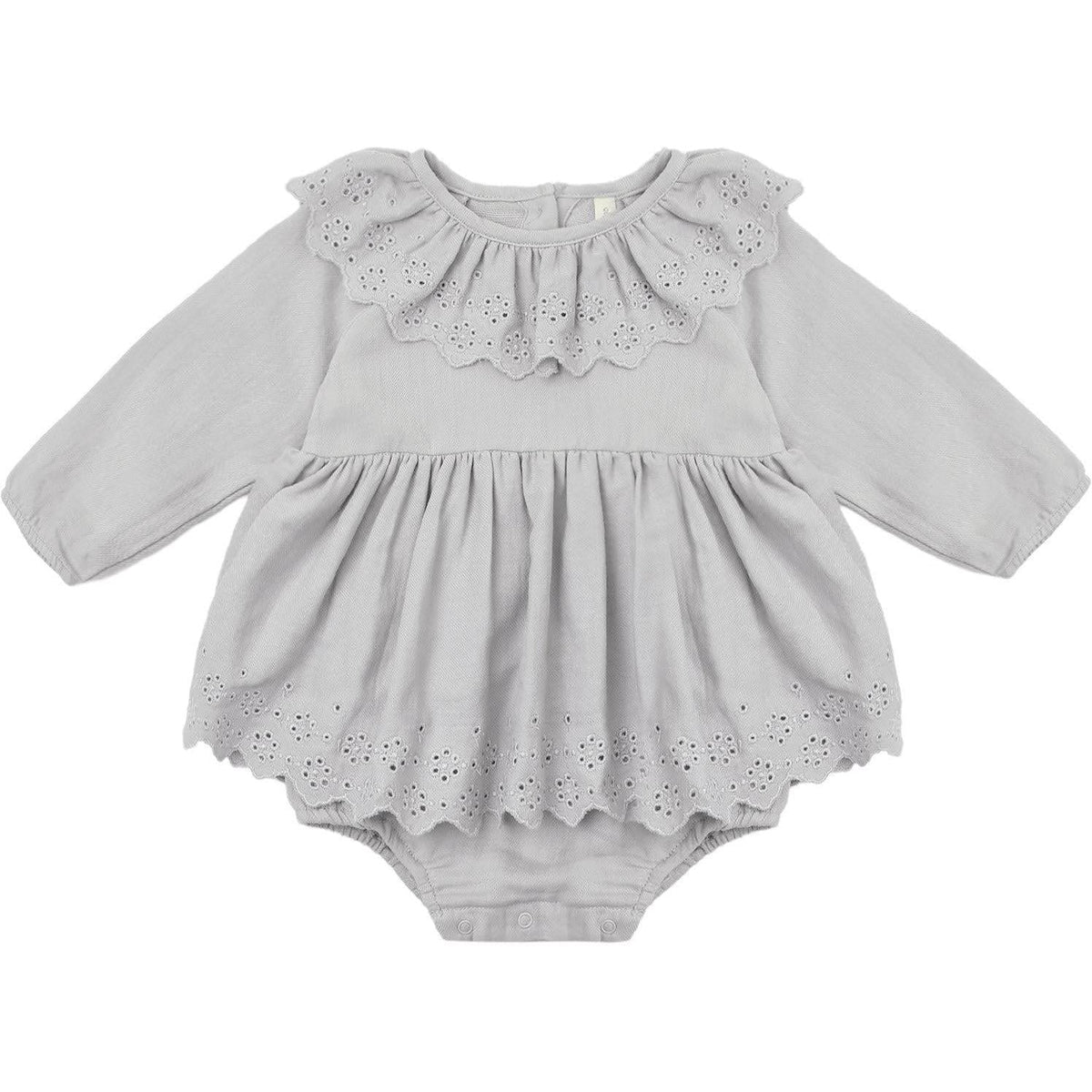 Quincy Mae Thalia Romper || Cloud