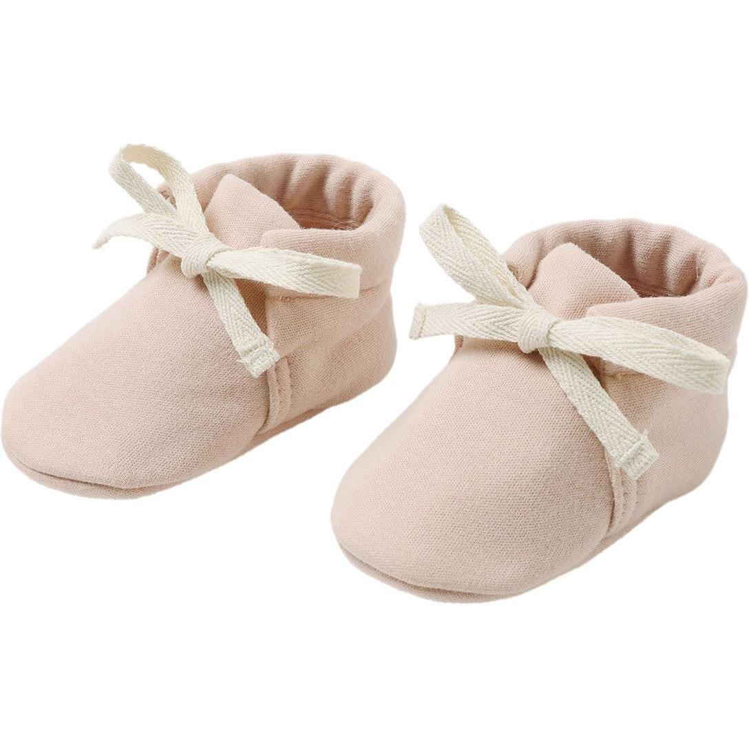 Quincy Mae Baby Booties || Dusty Rose