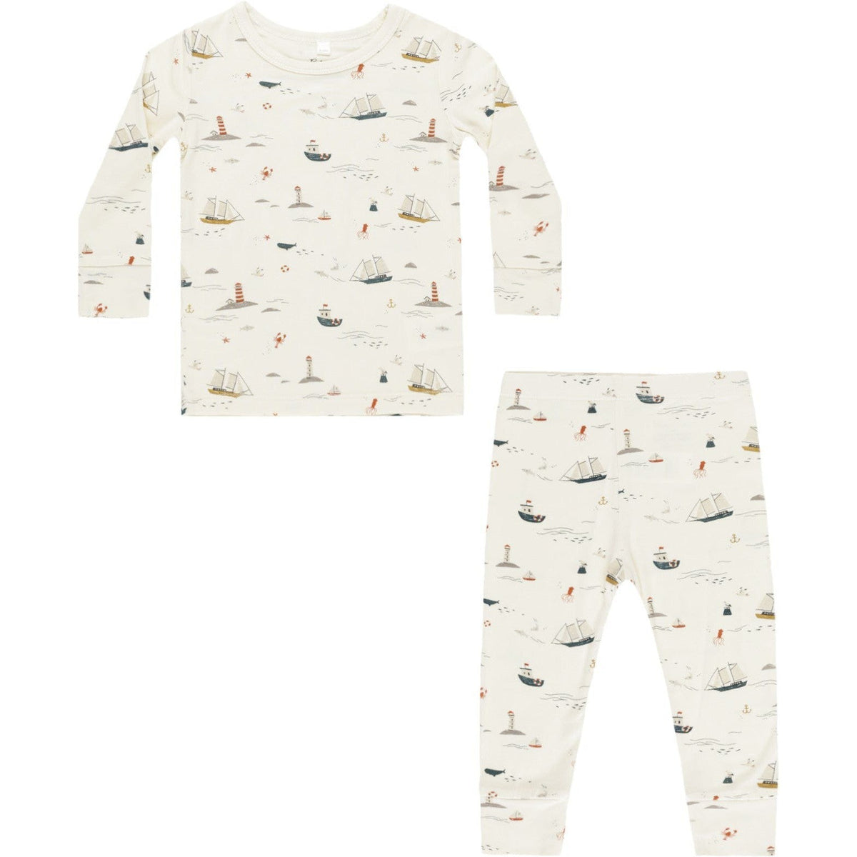 Rylee + Cru Long Sleeve Pajamas | Nautical