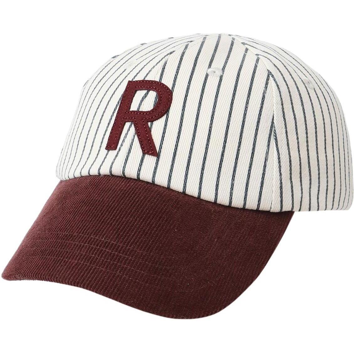 Rylee + Cru Baseball Hat || Navy Pinstripe