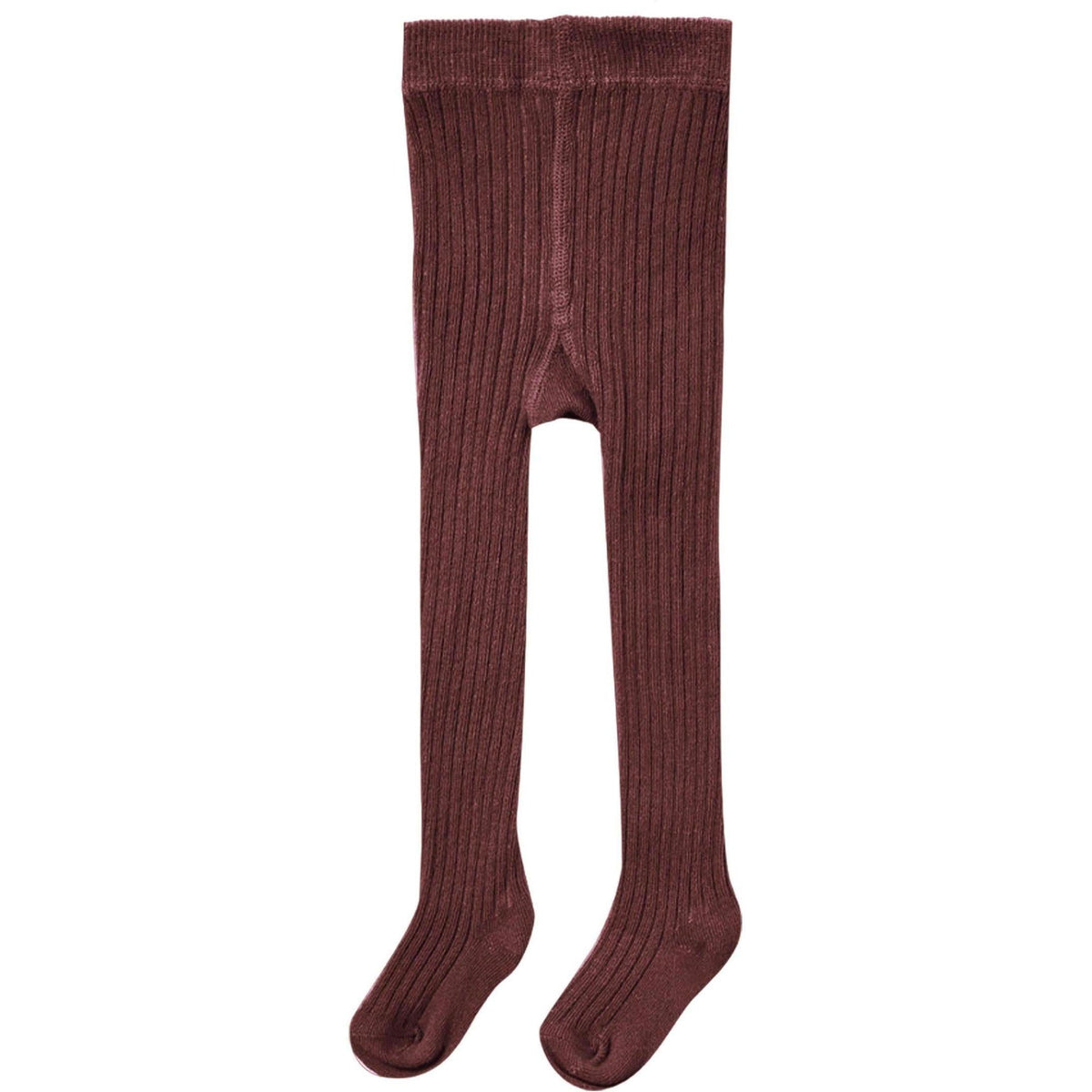 Rylee + Cru Ribbed Tights || Burgundy