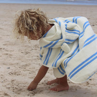 Sunnylife Kids Hooded Towel Sammy Blue