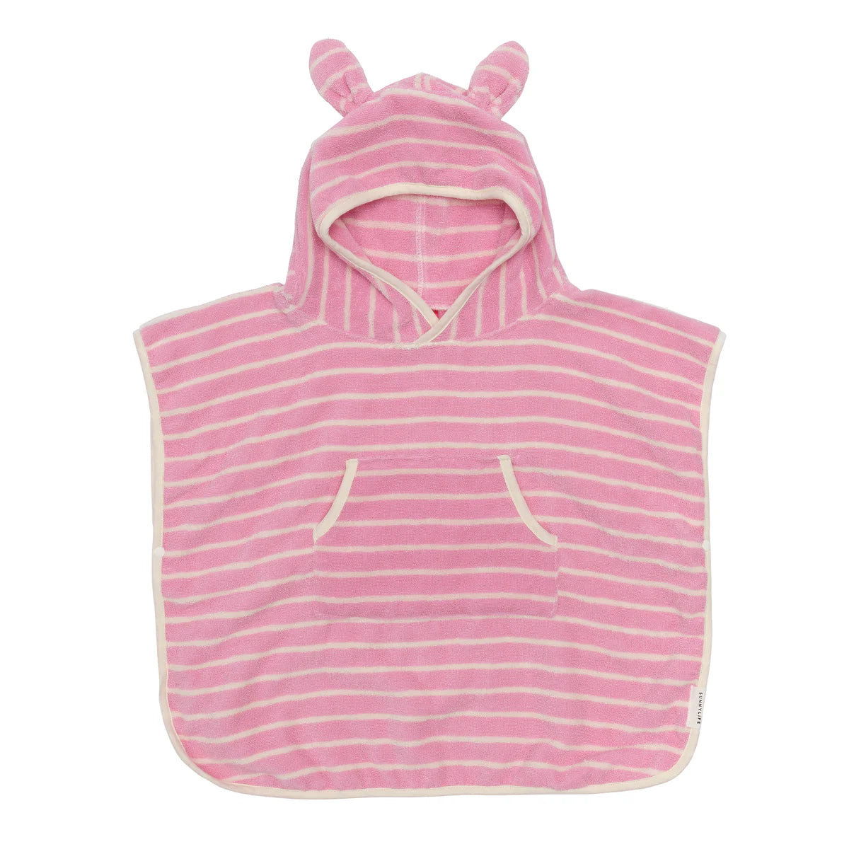 Sunnylife Kids Hooded Beach Towel Candy Pink