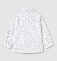 Mayoral Seaside Baby Long-Sleeve Printed Shirt