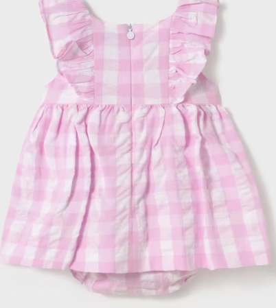 Mayoral Baby Vichy Dress with Bloomers