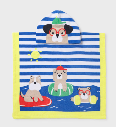 Mayoral Baby Beach Towel with Hood - Thumbnail 4