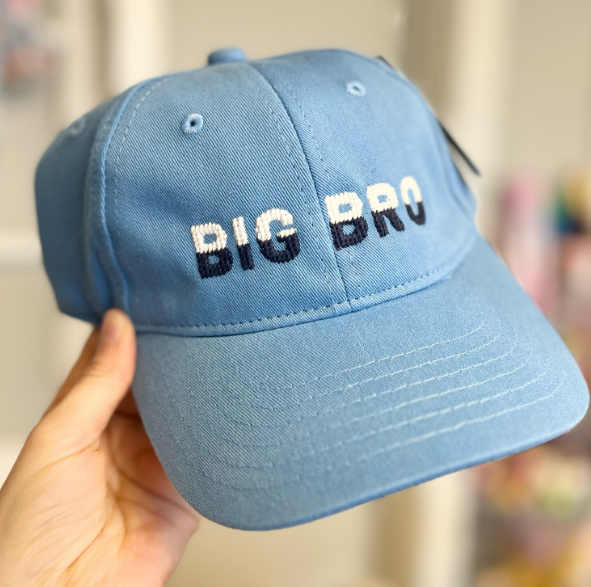 Harding Lane Kids Big Bro Baseball Hat- Light Blue