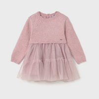 Mayoral Baby Knit and Tulle Dress