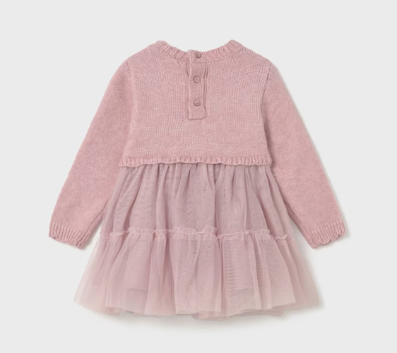 Mayoral Baby Knit and Tulle Dress