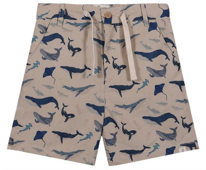 Me and Henry Splish Whales Swim Shorts