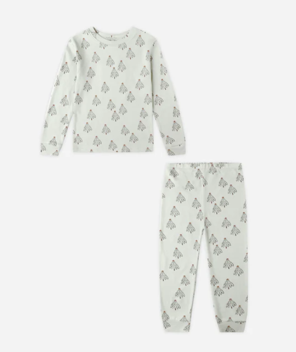 Rylee + Cru Organic Long Sleeve Pajama Set || Trees