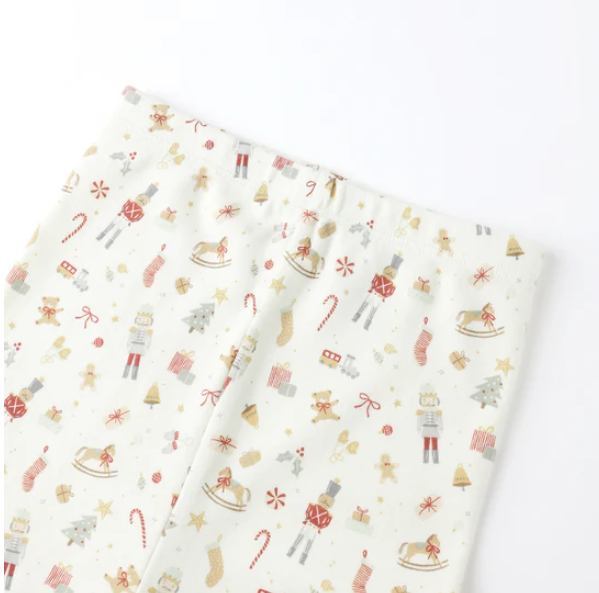 Rylee + Cru Organic Long Sleeve Pajama Set || Festive