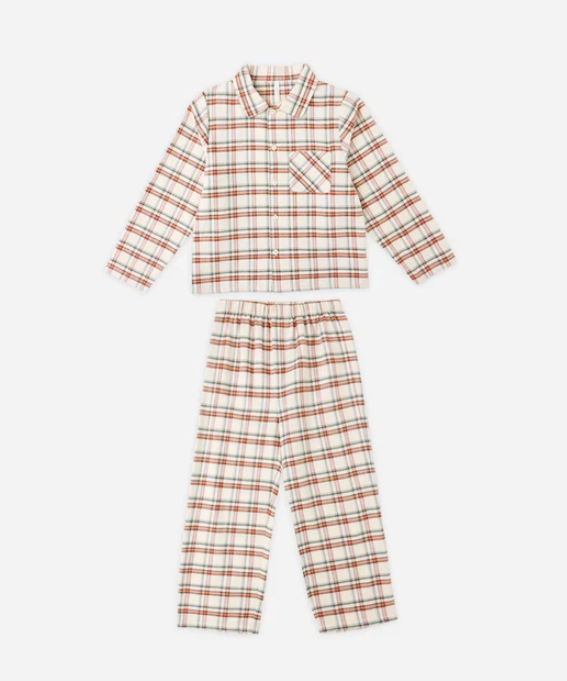 Rylee + Cru Long Sleeve Pajamas || Holiday Flannel