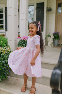Ollie Jay Puff Dress in Dreamy Unicorn