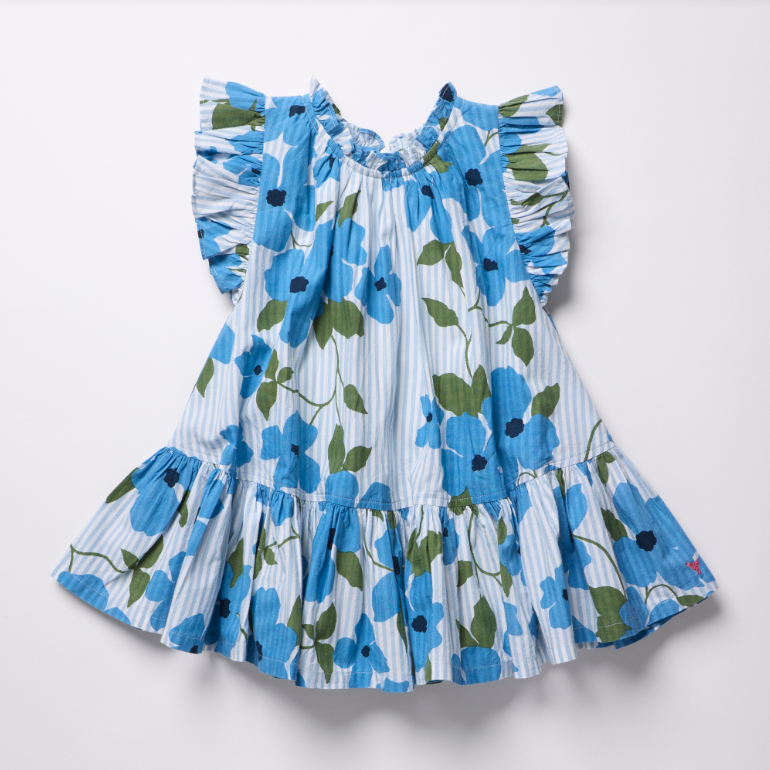 Pink Chicken Girls Harper Dress- Hibiscus Floral