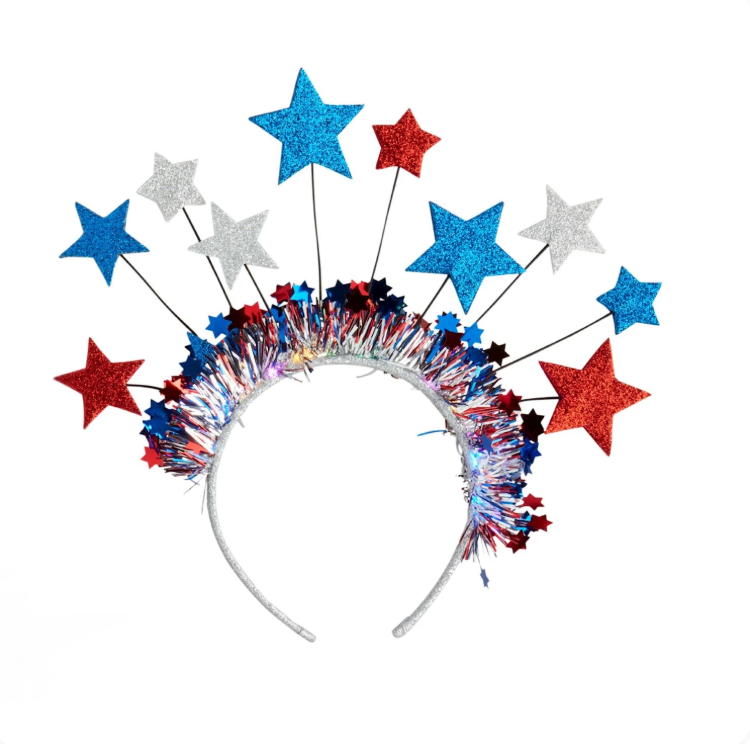 Mud pie Patriotic Stars Headband