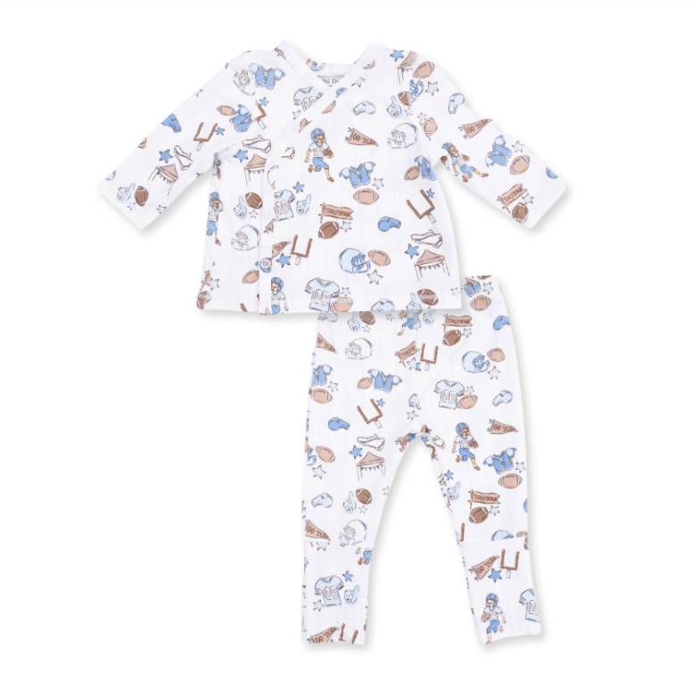Angel Dear Football Nursery - Take Me Home Set With Convertible Pant