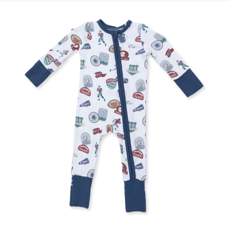 Angel Dear Football Patches - Convertible Romper