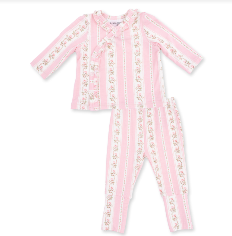 Angel Dear Antoinette Stripe - Take Me Home Set With Convertible Pant
