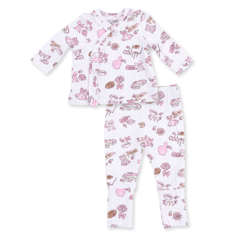 Angel Dear Football Cheer Nursery - Take Me Home Set With Convertible Pant