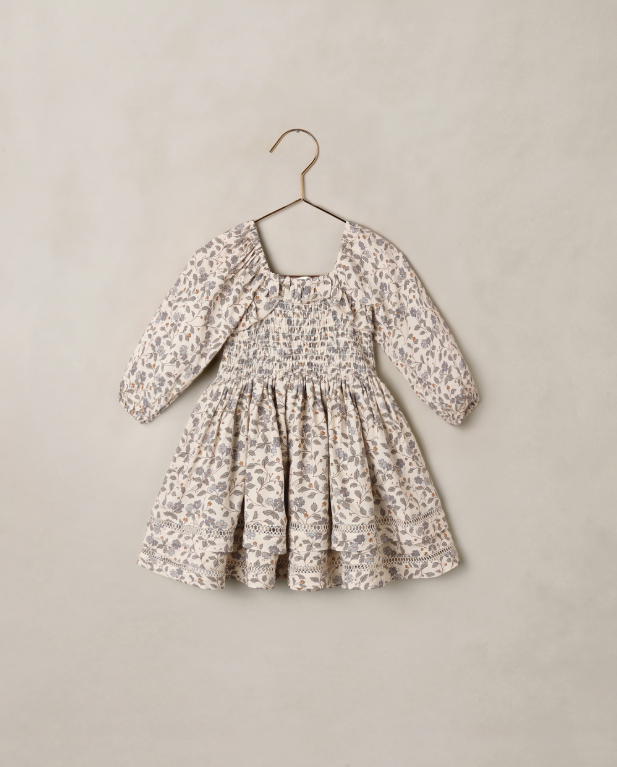 Noralee Elodie Dress- Blue Garden