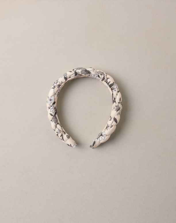 Noralee Braided Headband- Blue Garden