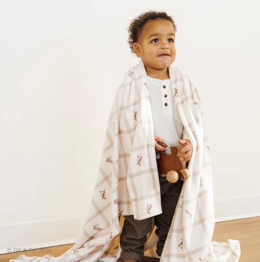 Saranoni Peter Rabbit Minky Stretch Luxe Blanket