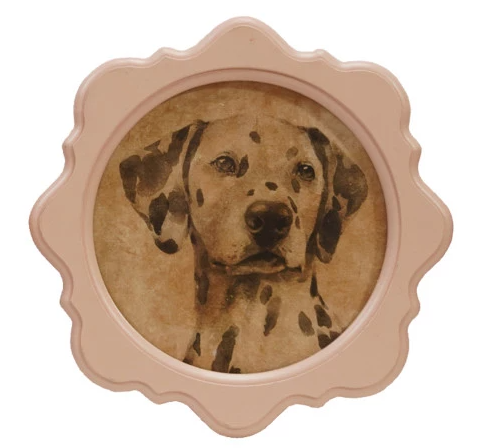Creative Co-Op Framed Wall Décor with Vintage Reproduction Dog Image, 4 Styles