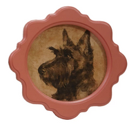 Creative Co-Op Framed Wall Décor with Vintage Reproduction Dog Image, 4 Styles