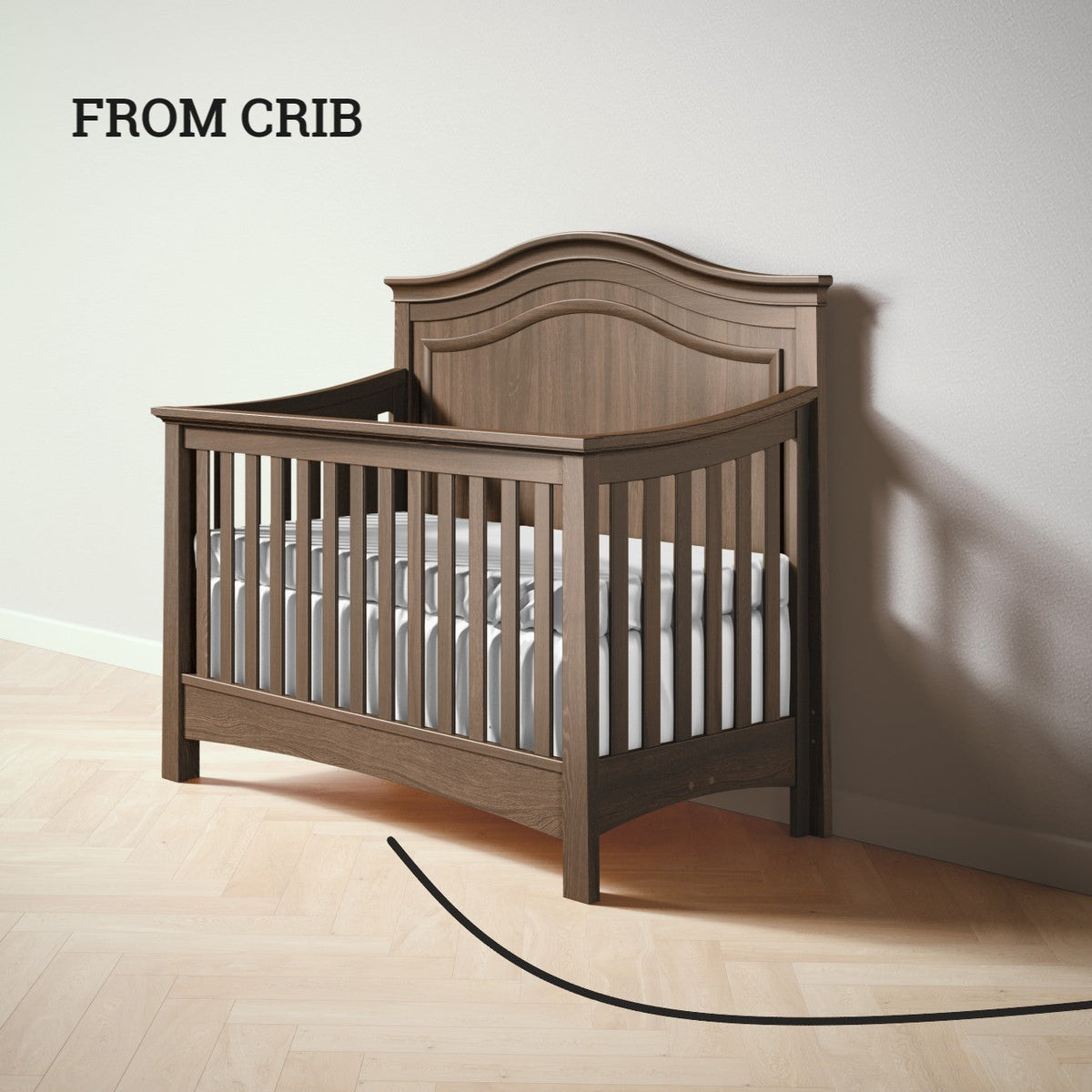 Silva Furniture Universal Full-Bed Conversion Kit (Edison | Jackson | Serena)