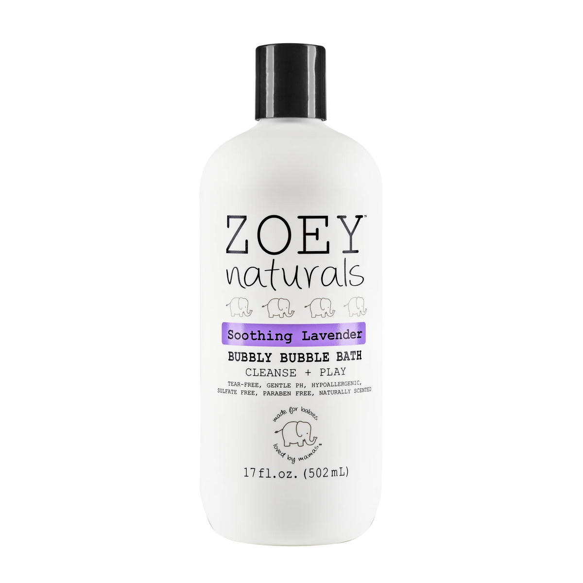 Zoey Naturals Bubbly Bubble Bath Soothing Lavender