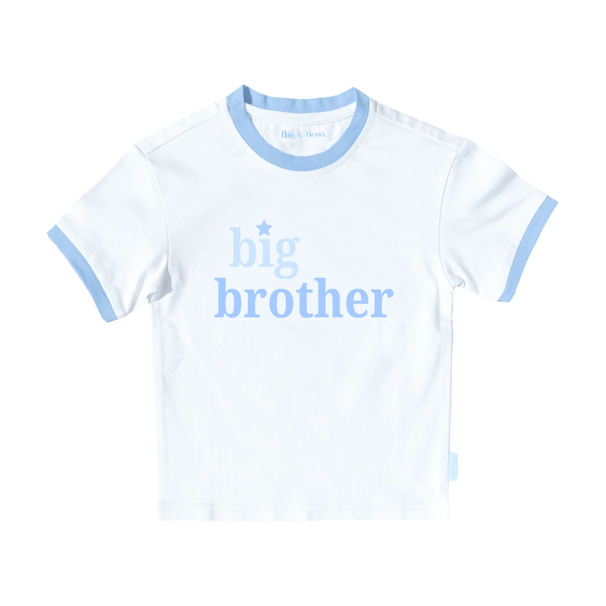 Bits and Bows Big Brother Short Sleeve T-Shirt