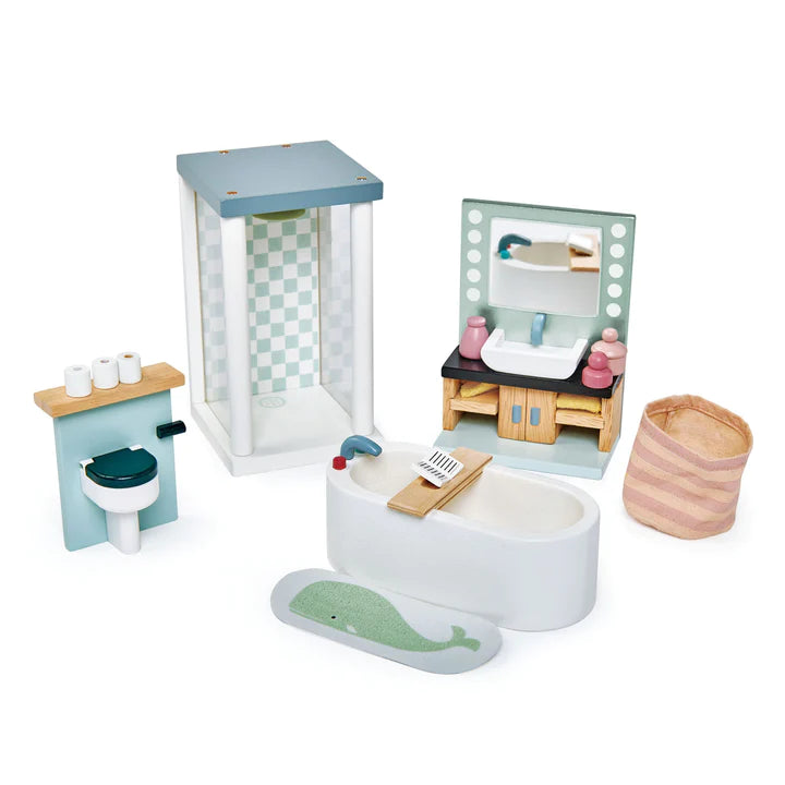 Tender Leaf- Dolls House Bathroom Furniture Set