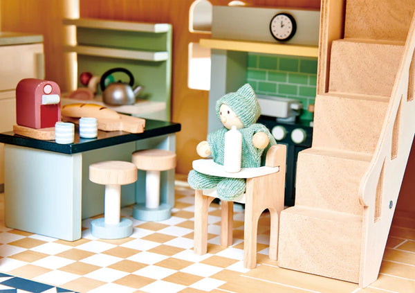 Tender Leaf  Wood and  Play Doll House Kitchen Furniture