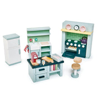 Tender Leaf  Wood and  Play Doll House Kitchen Furniture