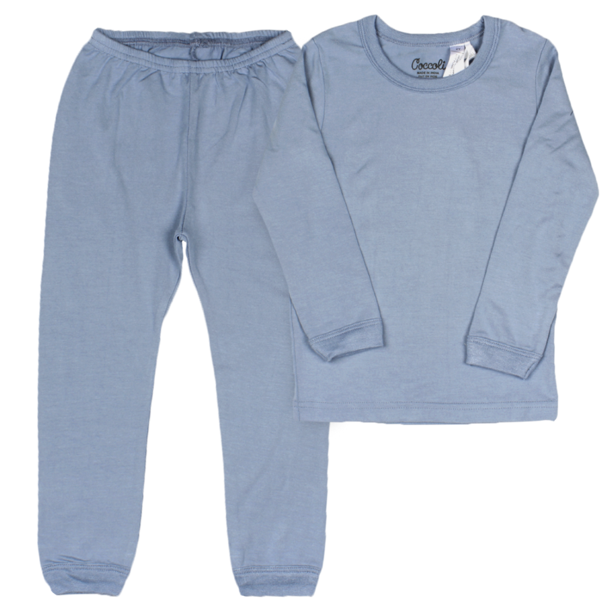 Coccoli Pyjamas - Steel Blue Jersey