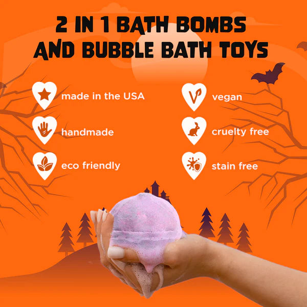 Two Sisters Pumpkin Halloween Bubble Bath Bomb