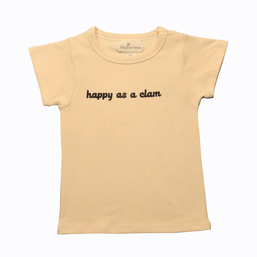 Tiny Victories Happy as a Clam T-Shirt