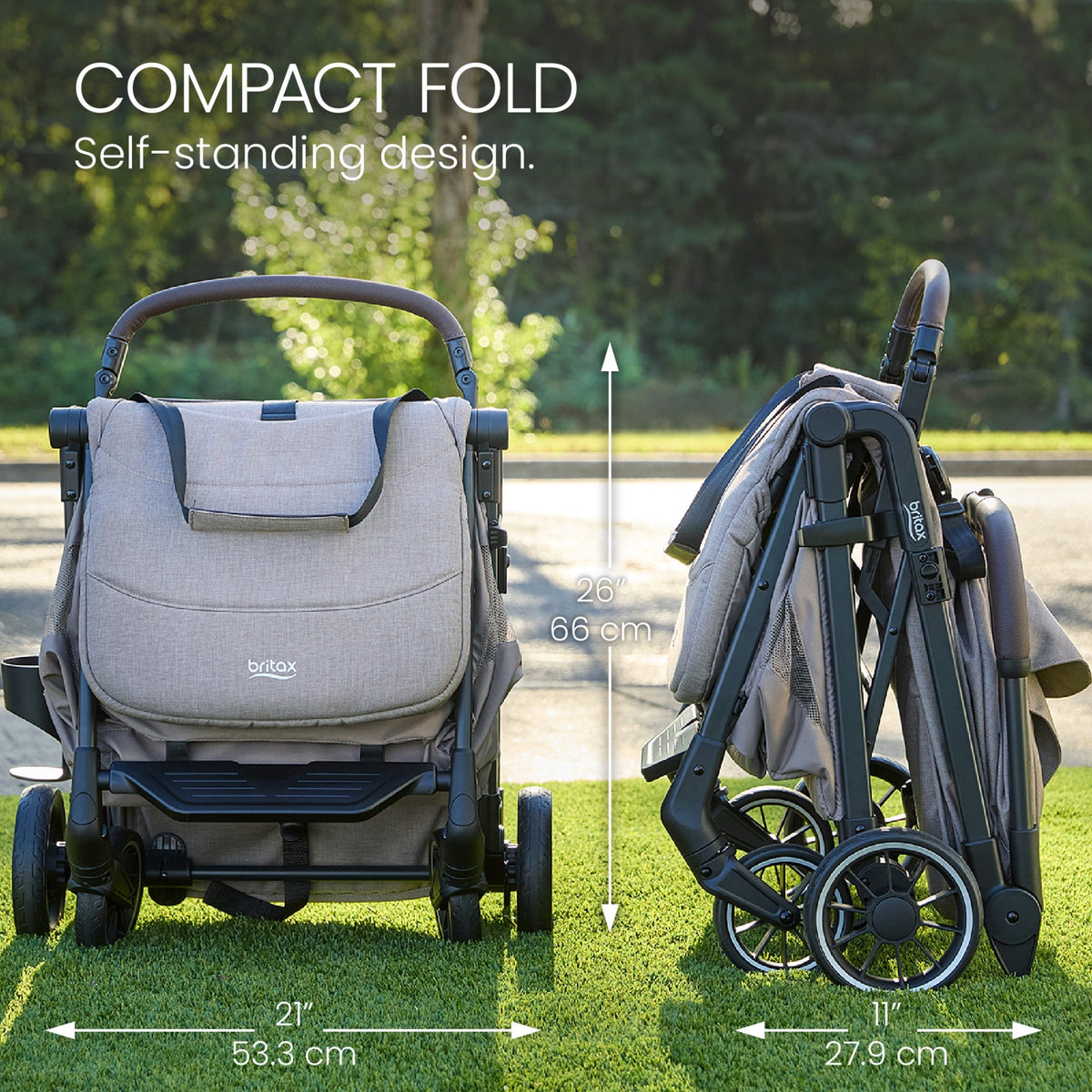 Britax Juniper+ Compact Stroller with One-Hand RapidFold