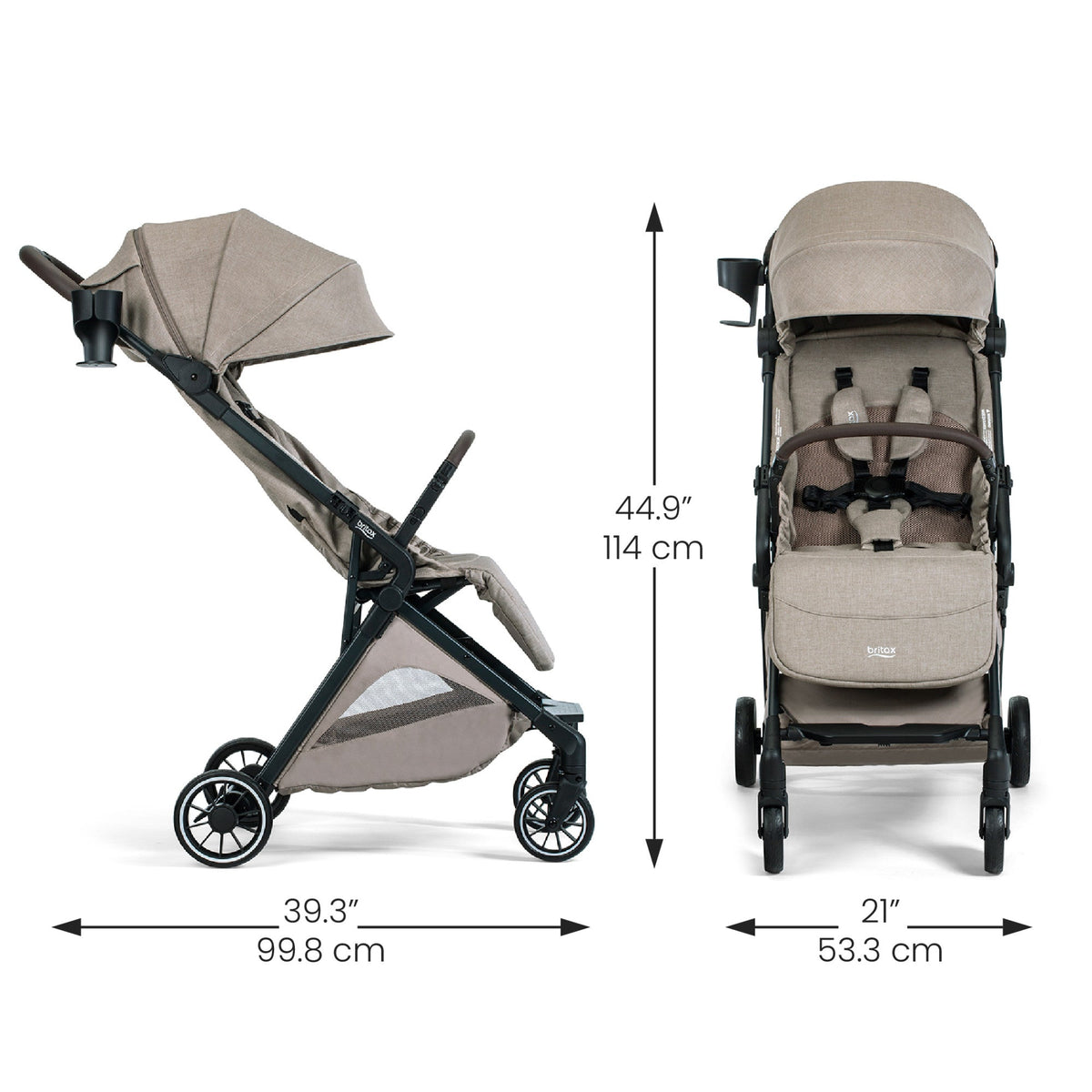 Britax Juniper+ Compact Stroller with One-Hand RapidFold