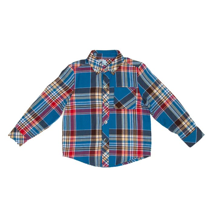 Nanducket Jack Button Down Shirt in Nanducket Americana Signature Plaid