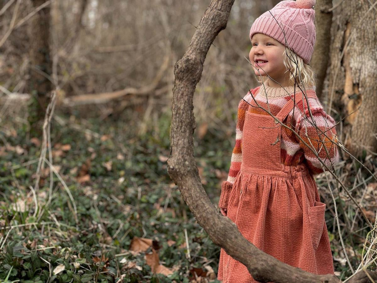 Vignette Autumn Pinafore | Dusty Peach