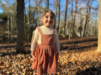 Vignette Autumn Pinafore | Dusty Peach